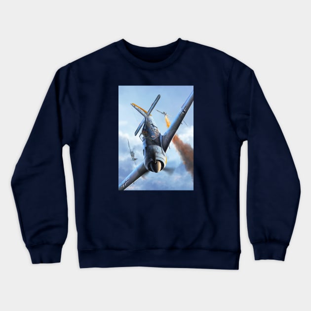 Fw190 Ace Crewneck Sweatshirt by Aircraft.Lover